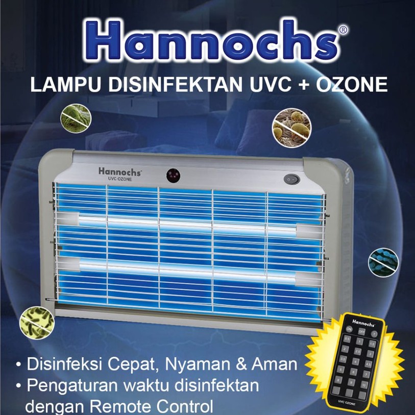 Lampu Disinfektan UVC Ozone Sterilizer Hannochs UV Disinfectant