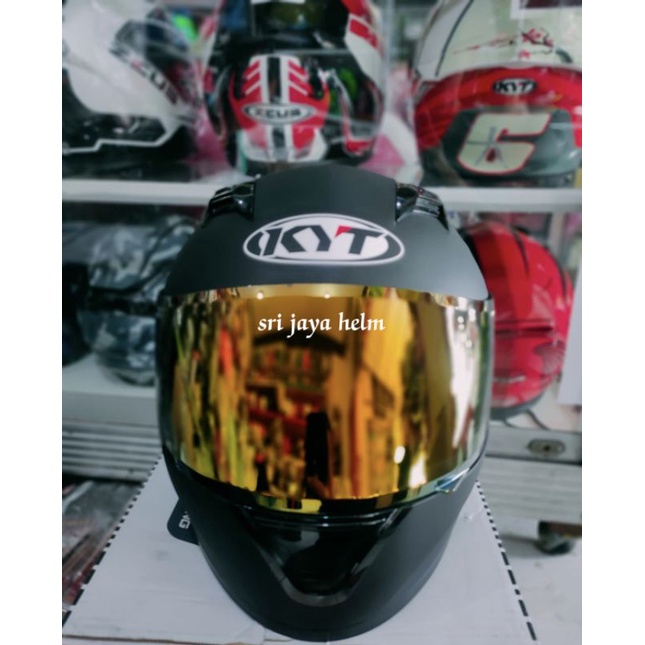 HELM KYT R10 BLAK DOFF PAKET GANTENG ONGKIR 2KG-5