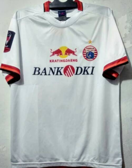 Jersey Persija Away Piala Presiden 2019 Putih Printing Terbaru Jakarta