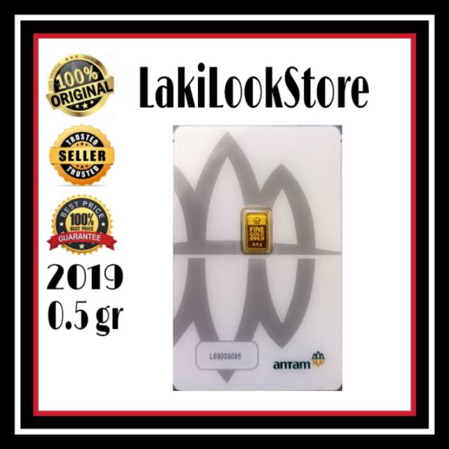 Emas LM Antam Logam Mulia 0,5 gr gram