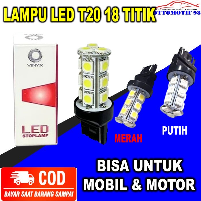 Lampu Stop Rem Sein Senja Malam Projie Kedip Running Led T20 T10 Tancap Sparepart Sperpart Suku Cada