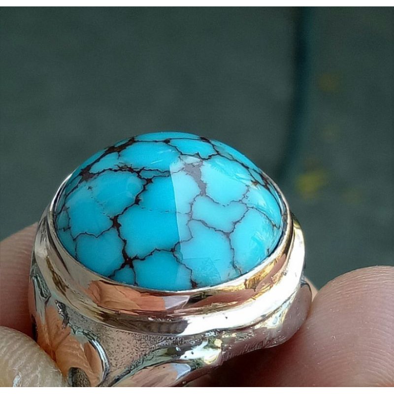 Batu Akik Pirus Biru Fancy