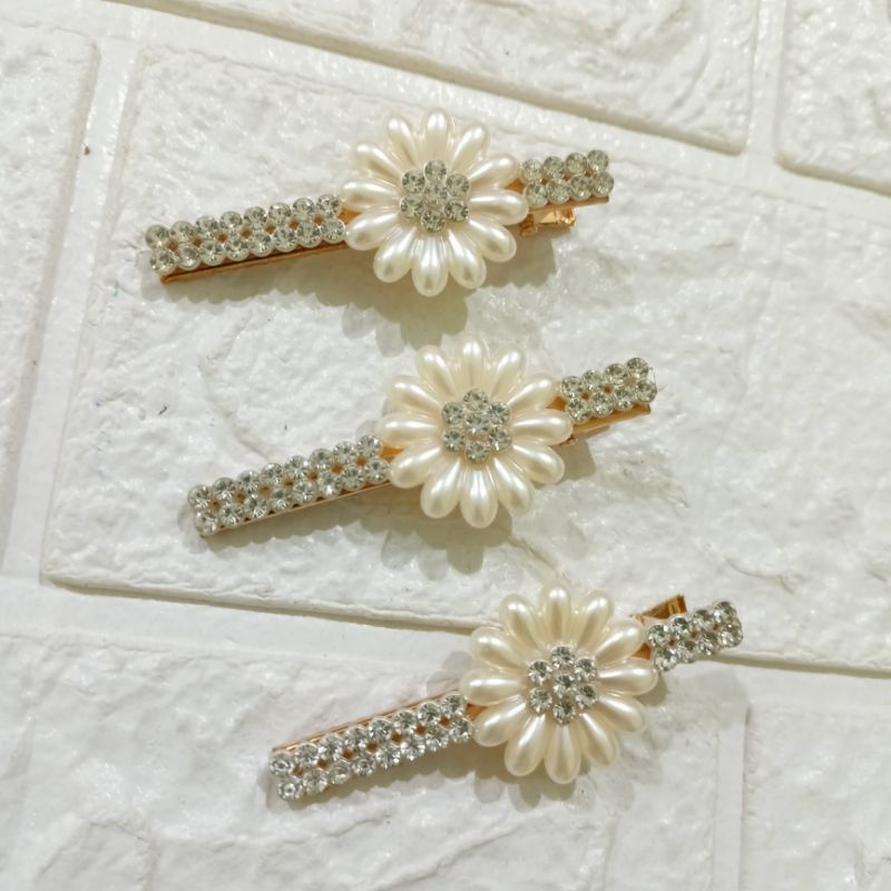 Jepit Korea Simple Aster Flower / Jepit Rambut Wanita