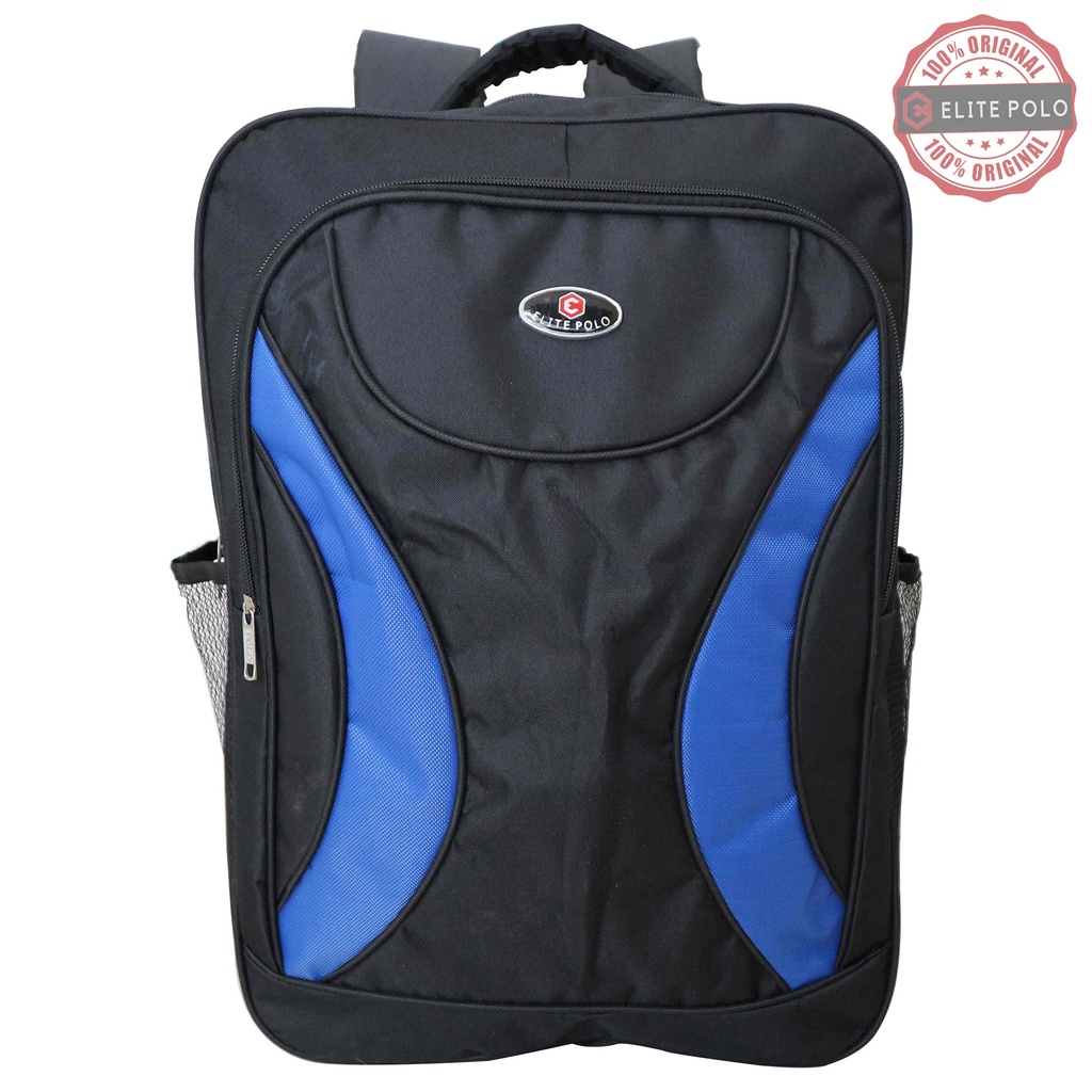 Tas Elite Polo Model Kekinian Backpack Gendong Cowok SD SMP Keren Bagus Ransel Laki-Laki Awet Murah