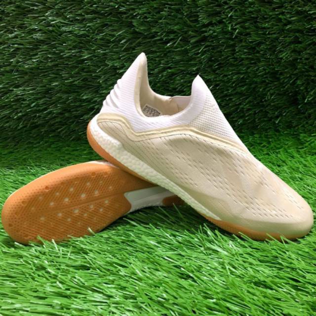 Sepatu Futsal AdidasX Tango 18+ White Cream BNIB