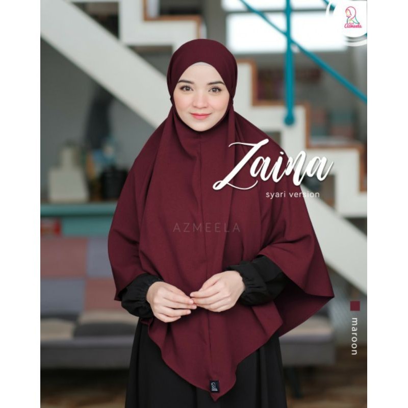 ZAIDA ZAINA SYAR'I BY AZMEELA - JILBAB INSTAN AZMEELA - JILBAB SYARI