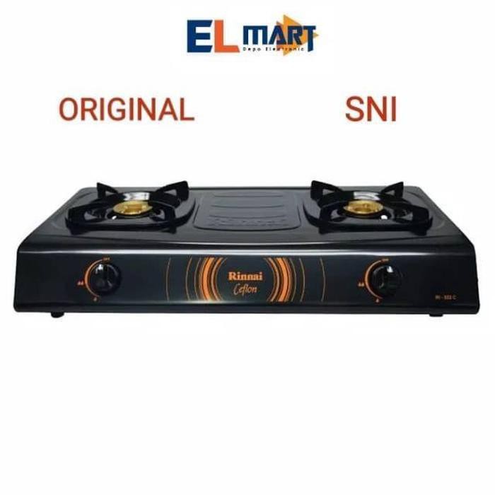 Promo Rinnai kompor gas 2 tungku RI 522C / KOMPOR/ RINNAI/ 2TUNGKU / ELECTRONIK Limited
