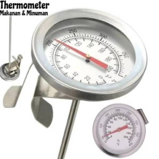 THERMOMETER MASAK MEKANIK PENGUKUR PANAS MINYAK GORENG THERMOMETER DAPUR