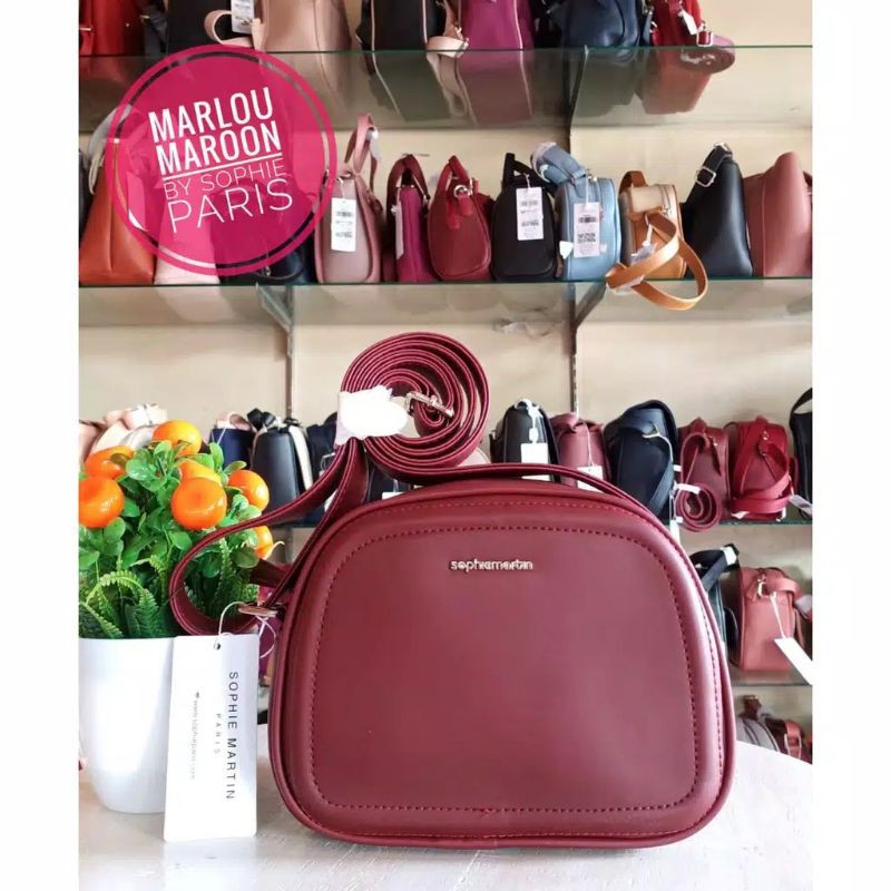 TAS MARLOUE MAROON SOPHIE PARIS