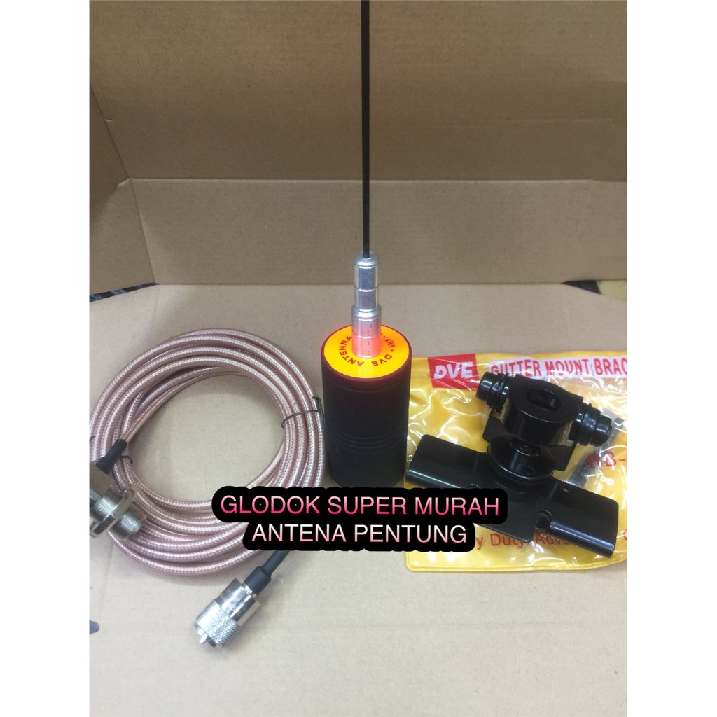 PAKET ANTENA PENTUNG UTK DI MOBIL ANTENA LODING KAWAT PERAK lop1