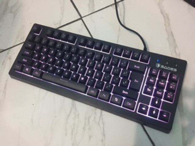 Keyboard gaming sades sabre TKL RGB Membrane