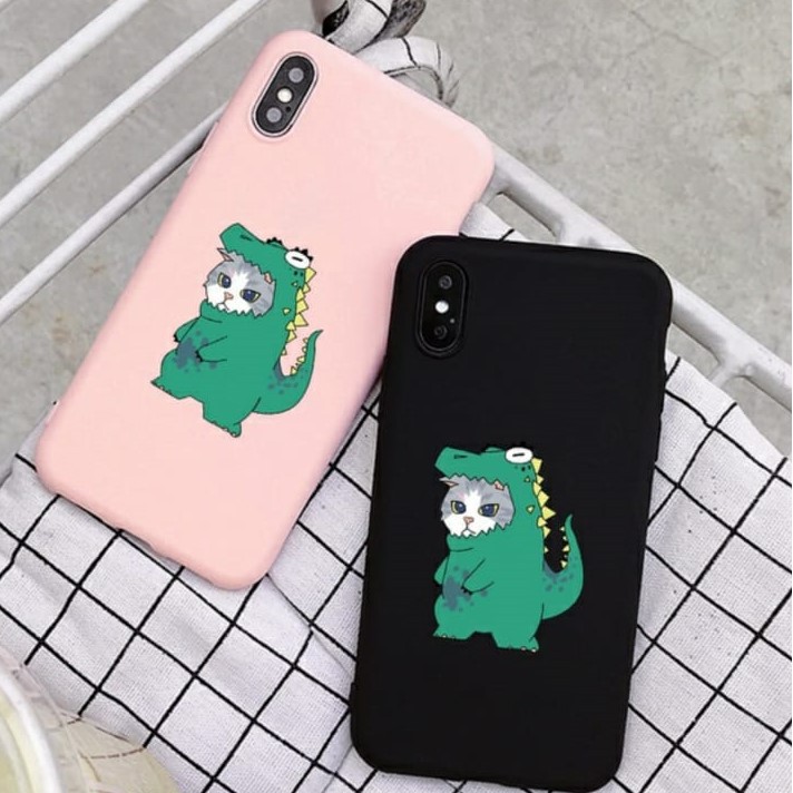 [S17] Softcase Tpu Cute Dino for Xiaomi Redmi 4A 5A 6A 7 8 5 5+ 6 NOTE 6PRO NOTE 7 NOTE 8 NOTE8PRO