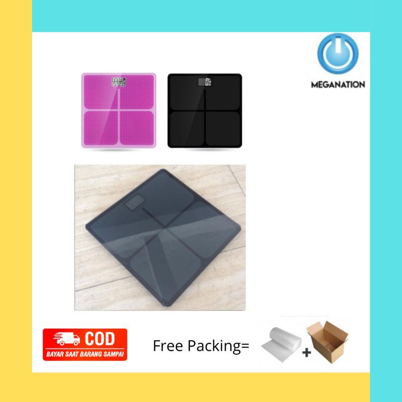 TIMBANGAN BADAN DIGITAL TAFFWARE TIMBANGAN BADAN KACA DIGITAL TIMBANGAN DIGITAL MURAH