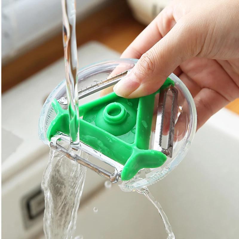 3 in 1 Peeler Vegetable Fruits / Alat Pengupas Kulit Buah Dan Sayur 3 Pisau / Pisau Pengupas Buah