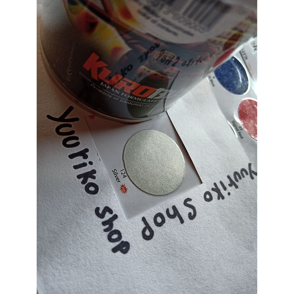 Pilok Samurai Cat Samurai Paint 124 silver Cat Semprot