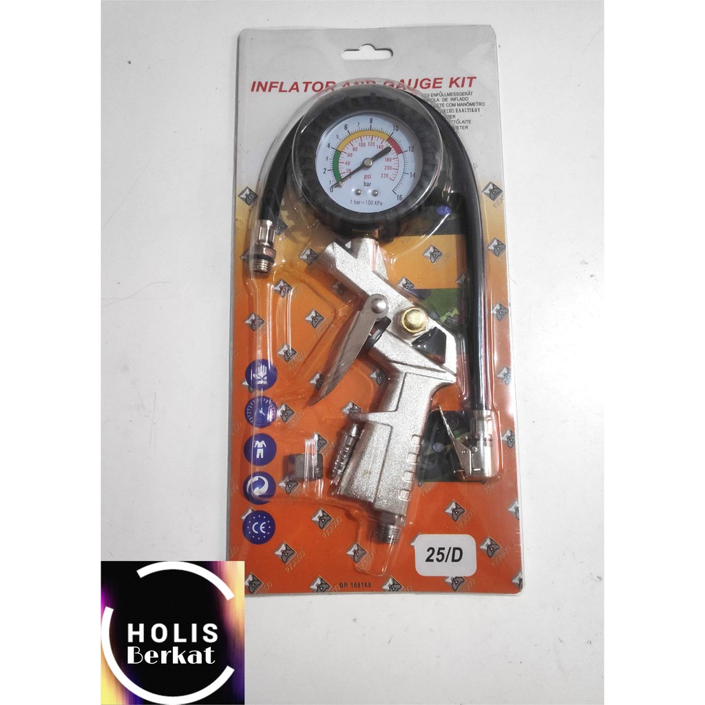 Tire Inflator Gun / Alat Pompa Ukur Ban