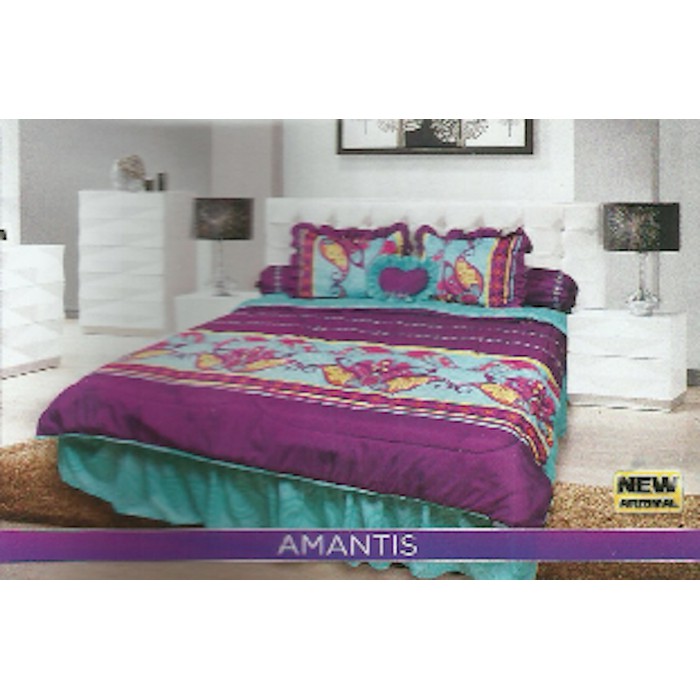 SPREI CALIFORNIA 180 B4 "AMANTIS" 4 BANTAL 2 GULING