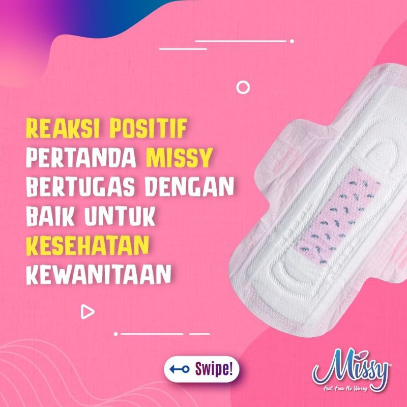 Pembalut Missy Original 100% / Missy Pantyliner / Pembalut kesehatan