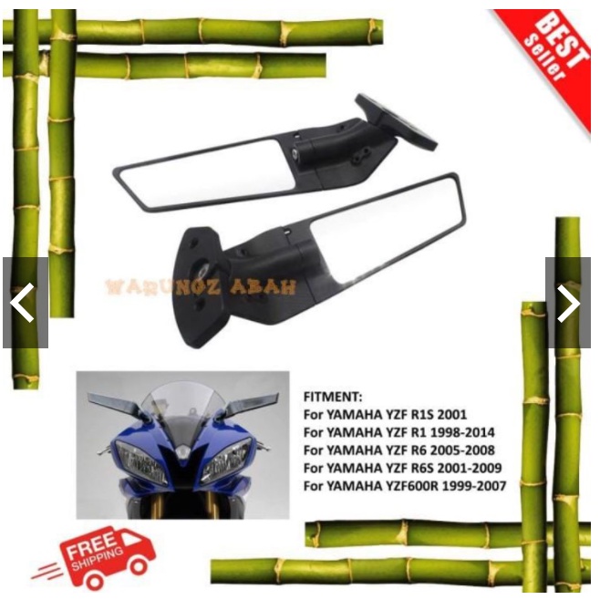 SPION WINGLET MODEL RIZOMA F22 R.UNIVERSAL NINJA 250FI ZX25R NINJA MONO R15 R25 CBR 250 NINJA CARBU