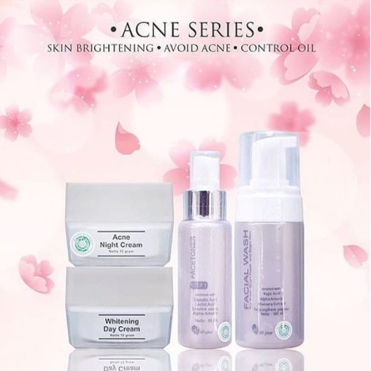 BISA COD - Paket MS GLOW Acne Series NEW PACKAGING untuk Kulit Berjerawat dan Berminyak