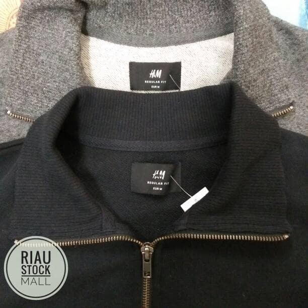 H M Sweater Half Zipper PALING DICARI