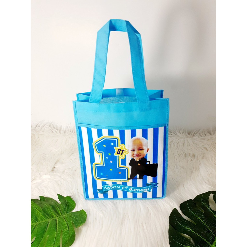 

Tas Ultah Kantong Custom Desain Nama & Foto