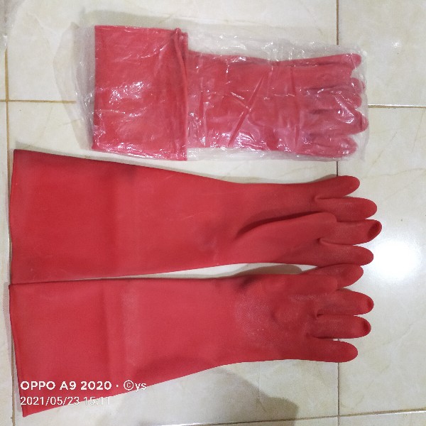 Sarung Tangan Karet Latex 16 Inch