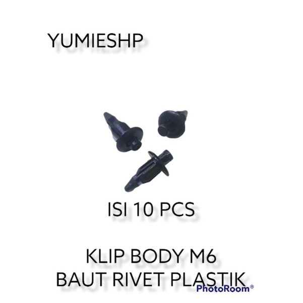 ISI10PCS KLIP BODI M6 NMAX  BODY MOTOR BAUT RIVET PLASTIK