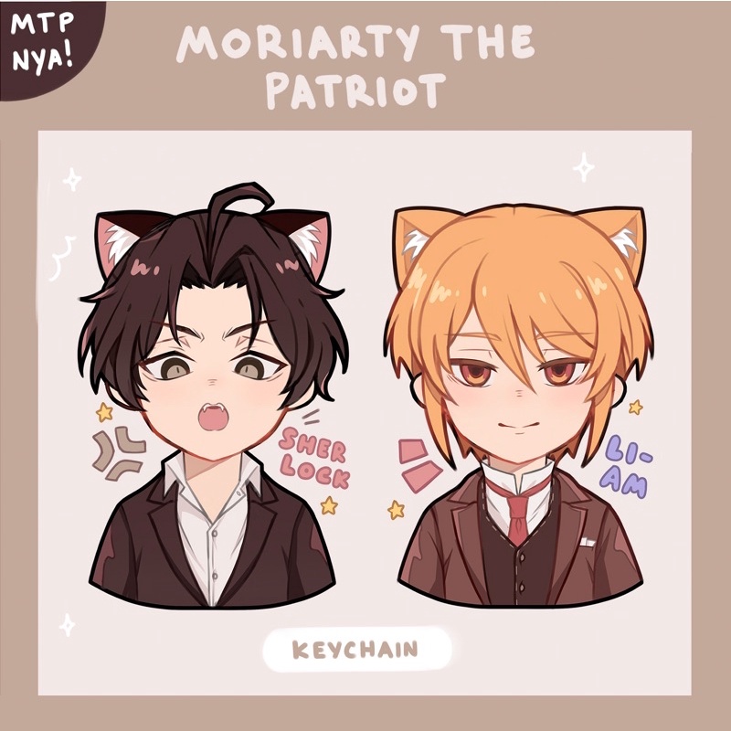 Moriarty the Patriot Nya ver. Keychain