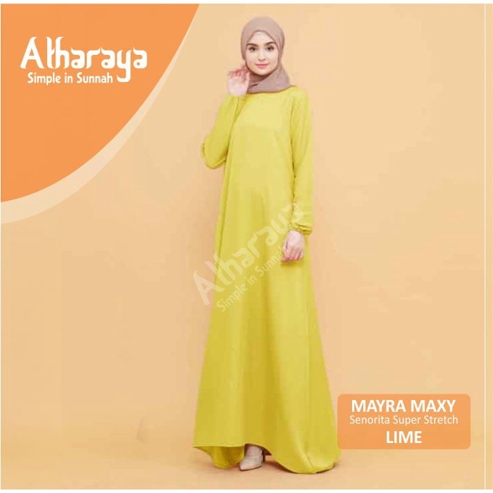 Gamis Remaja Terbaru Abaya Basic Dress MAYRA By Atharaya