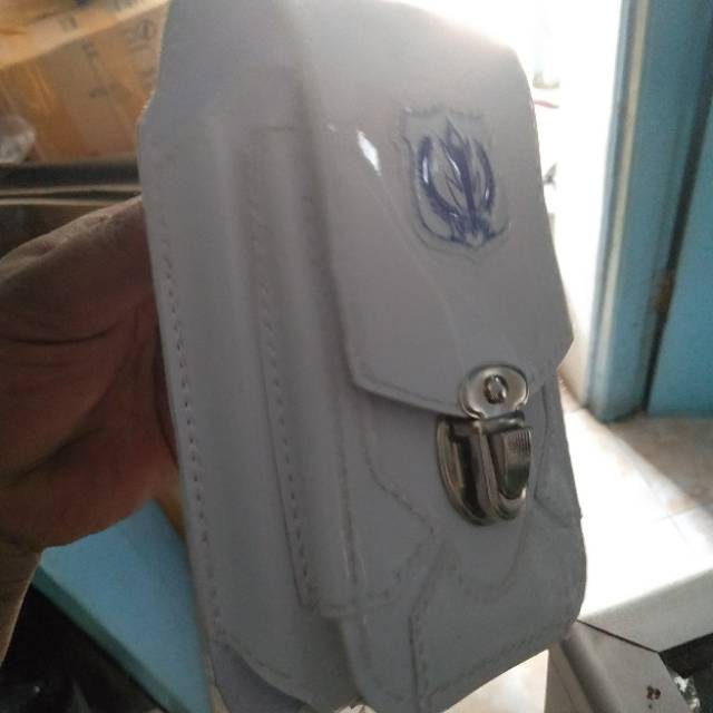 Sarung dompet hp logo satpam