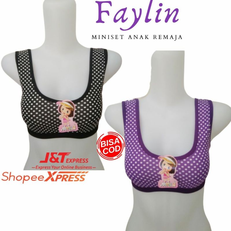 FAYLIN | miniset remaja/tali besar/motif bintik/miniset murah/fay 568