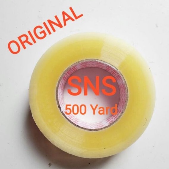 

LAKBAN BENING/COKLAT 500 YARD 300 METER X 45MM SNS KUALITAS INDUSTRI
