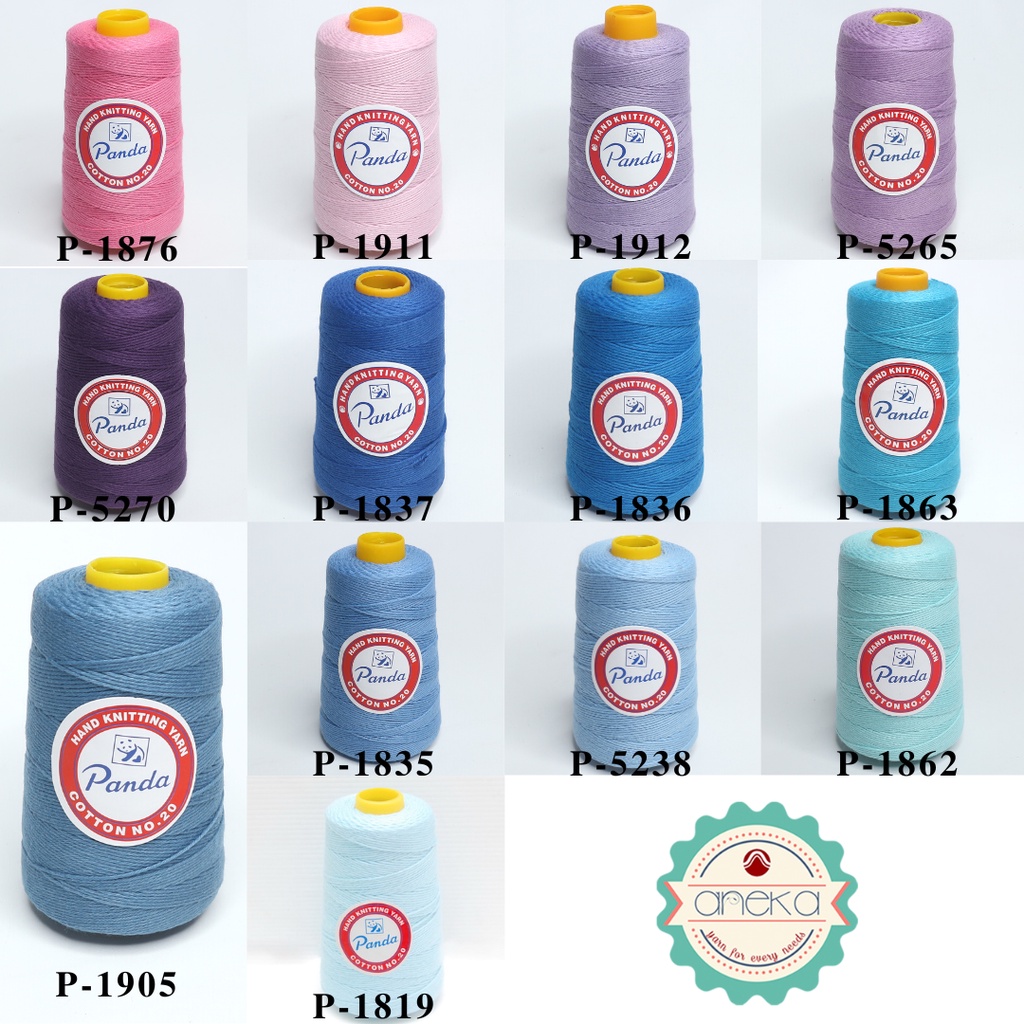 KATALOG - Benang Rajut Katun Panda / Cotton Yarn 2