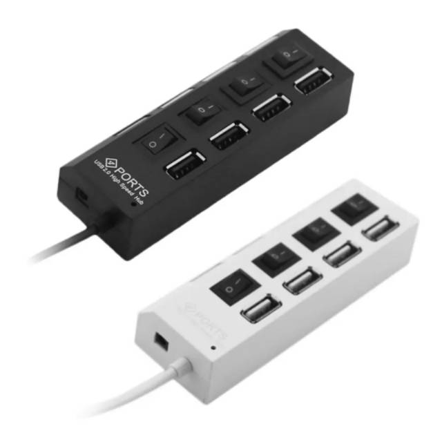 USB 2.0 HUB 4 Port Saklar