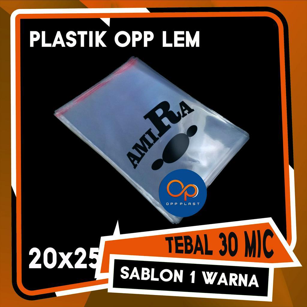 

Plastik OPP 20x25 (1000 lbr) sablon 1 warna