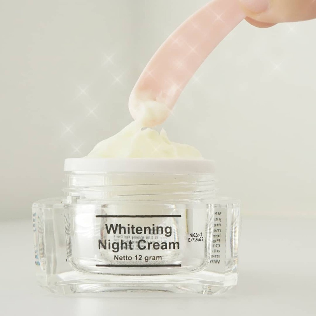 MS Glow Whitening Night Cream / Krim Malam Whitening