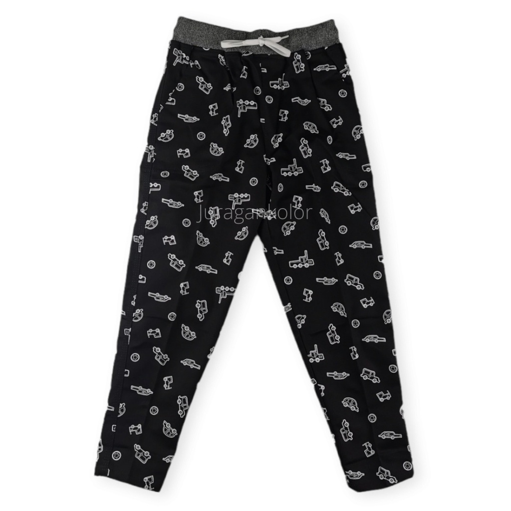Celana Panjang Anak Cowok Laki-Laki Chino Distro Motif Twill Stretch