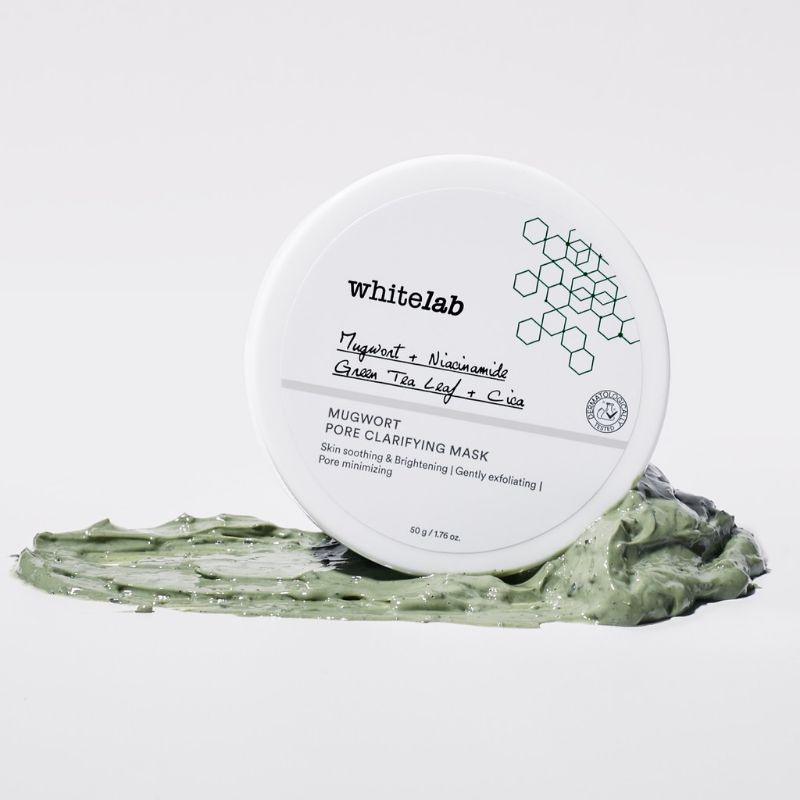 WHITELAB Mugwort Pore Clarifying Face Mask masker wajah