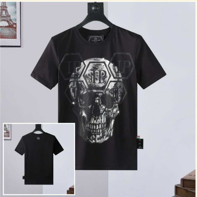 kaos pria  import branded philipp plein