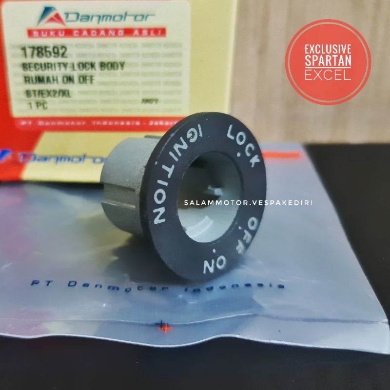 Rumah ON OFF kunci kontak stang vespa DANMOTOR kunci kontak vespa excel exclusive spartan