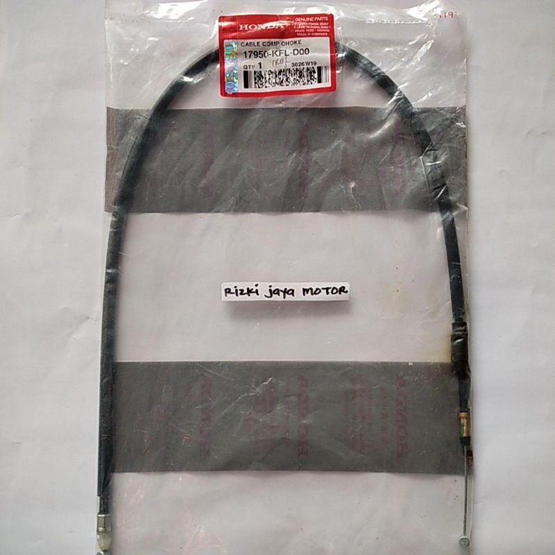 Kabel cuk (KFL)  choke karisma supra x 125 revo 100 supra fit new 17950-KFL-D00 ori AHM