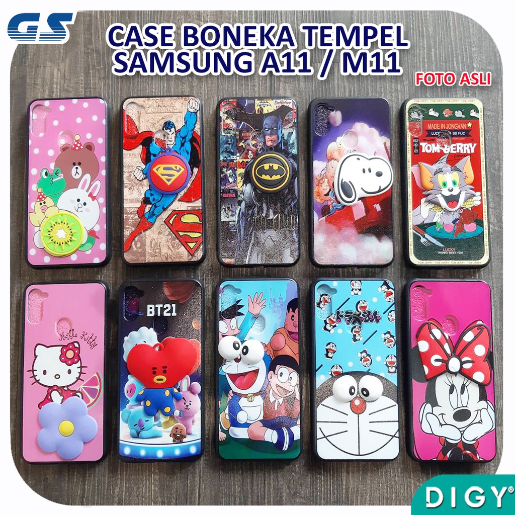 Case Boneka Tempel Samsung M01 A21S  A11 M11 A21 A31 J2 PRIME GALAXY V G313 ALL TYPE