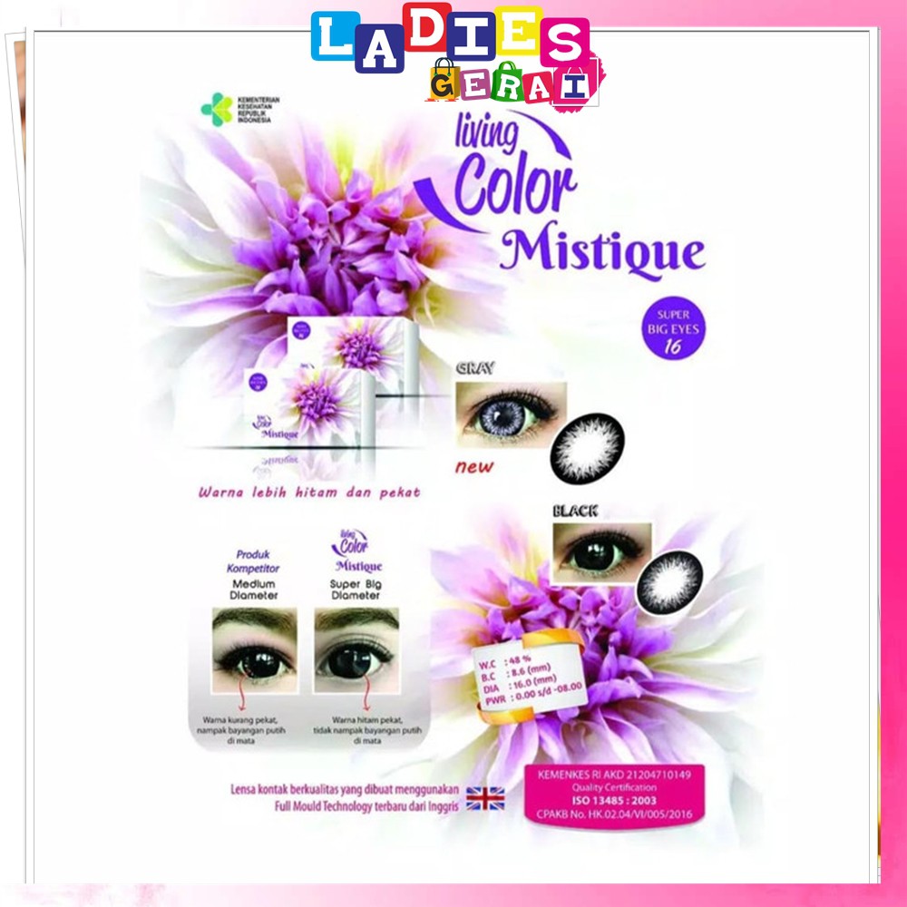 Softlens / Softlen Mistique 3 Warna 16Mm