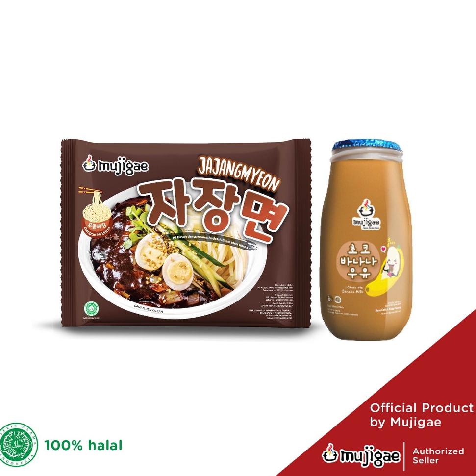 

Price Diskon // YnL BUNDLE Mujigae Jajangmyeon Mini 265gr + Mujigae Banana Milk Chocolate 250 mL //Barang@diskon