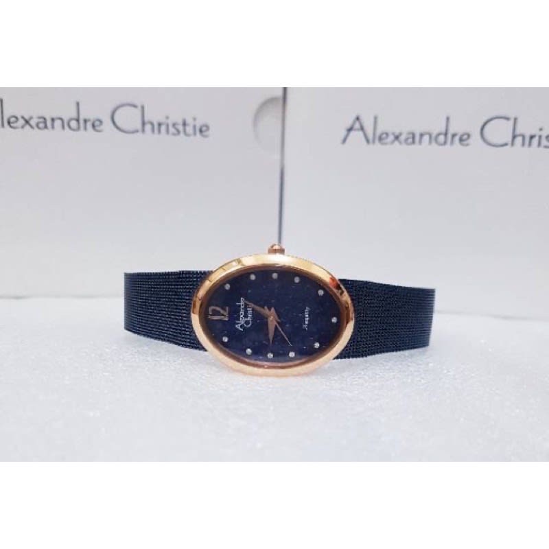 ALEXANDRE CHRISTIE AC 2858 BLUE ROSEGOLD JAM TANGAN ALEXANDRE CHRISTIE AC 2858 ORIGINAL