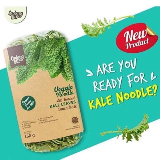 

Ladang Lima, Mie Kale 150gr dengan Bumbu