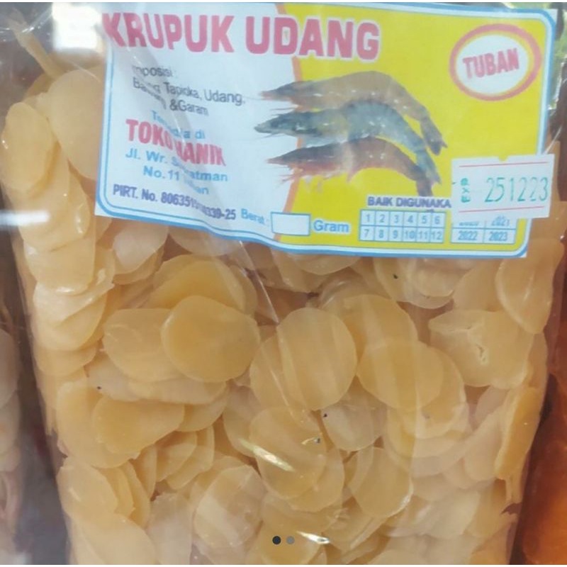 

Kerupuk udang khas Tuban 500 g