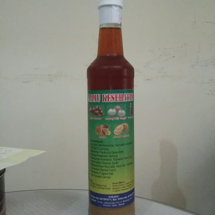 

Jamu Herbal Jahe Merah Bawang Putih Tunggal Jeruk Lemon Cuka Apel