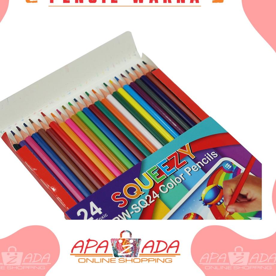 

Ready Stock 7ZM Apazada - Pensil Warna Panjang Non Toxic Murah / Color Pencils 24 Warna / Pensil Warna Anak / Pencil Colour Murah Berkualitas Bisa Cod 81 Diskon